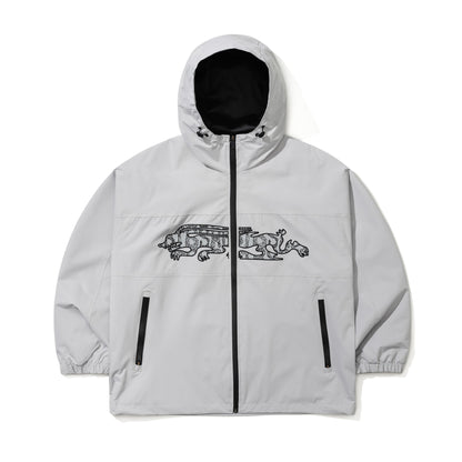 BSR2526FWJK105 REFLECTIVE DRABBIT HOODED JACKET GRAY