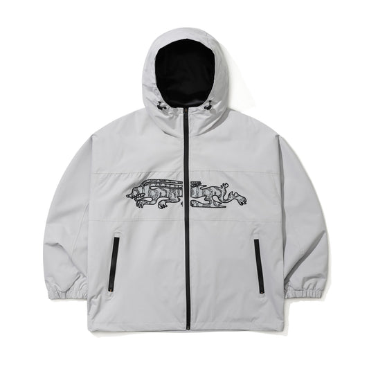 BSR2526FWJK105 REFLECTIVE DRABBIT HOODED JACKET GRAY
