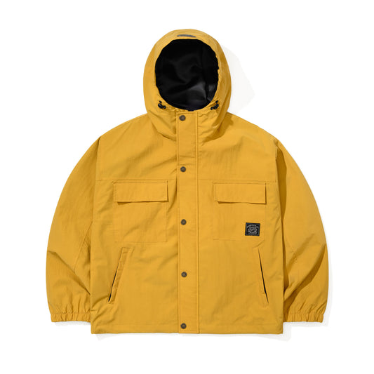 BSR2526FWJK111 POCKET RIDGE HOODED JACKET MUSTARD