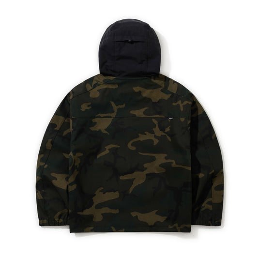 BSR2526FWJK114 RC 3L HOODED JACKET WOODLAND CAMO