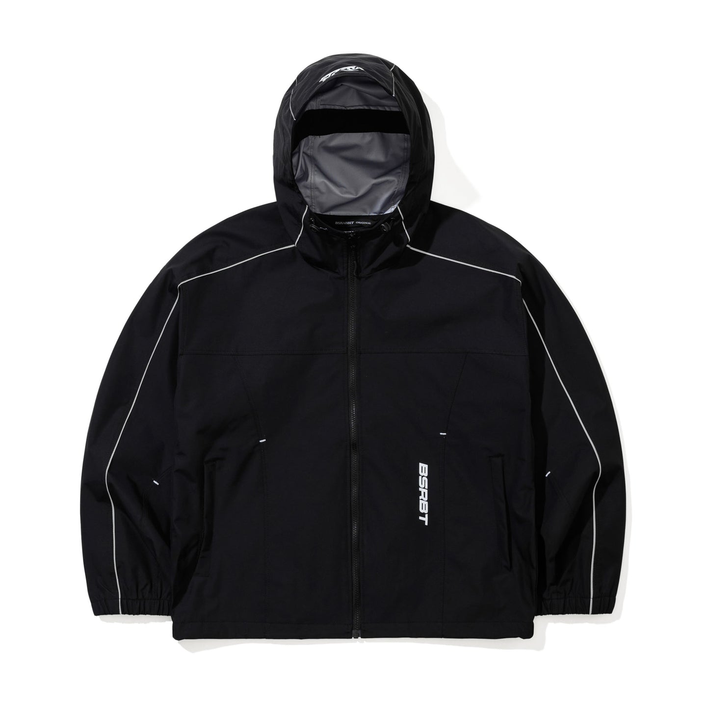 BSR2526FWJK116 STREAM LINE HOODIE 3L HOODED JACKET BLACK