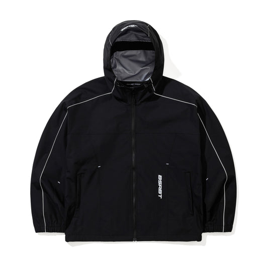 BSR2526FWJK116 STREAM LINE HOODIE 3L HOODED JACKET BLACK