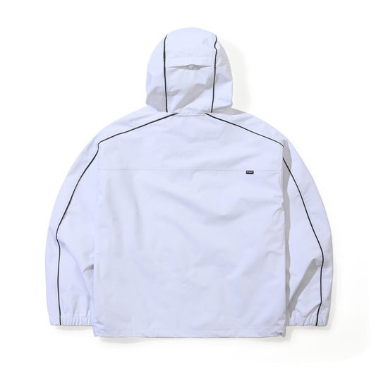 BSR2526FWJK118 STREAM LINE HOODIE 3L HOODED JACKET WHITE