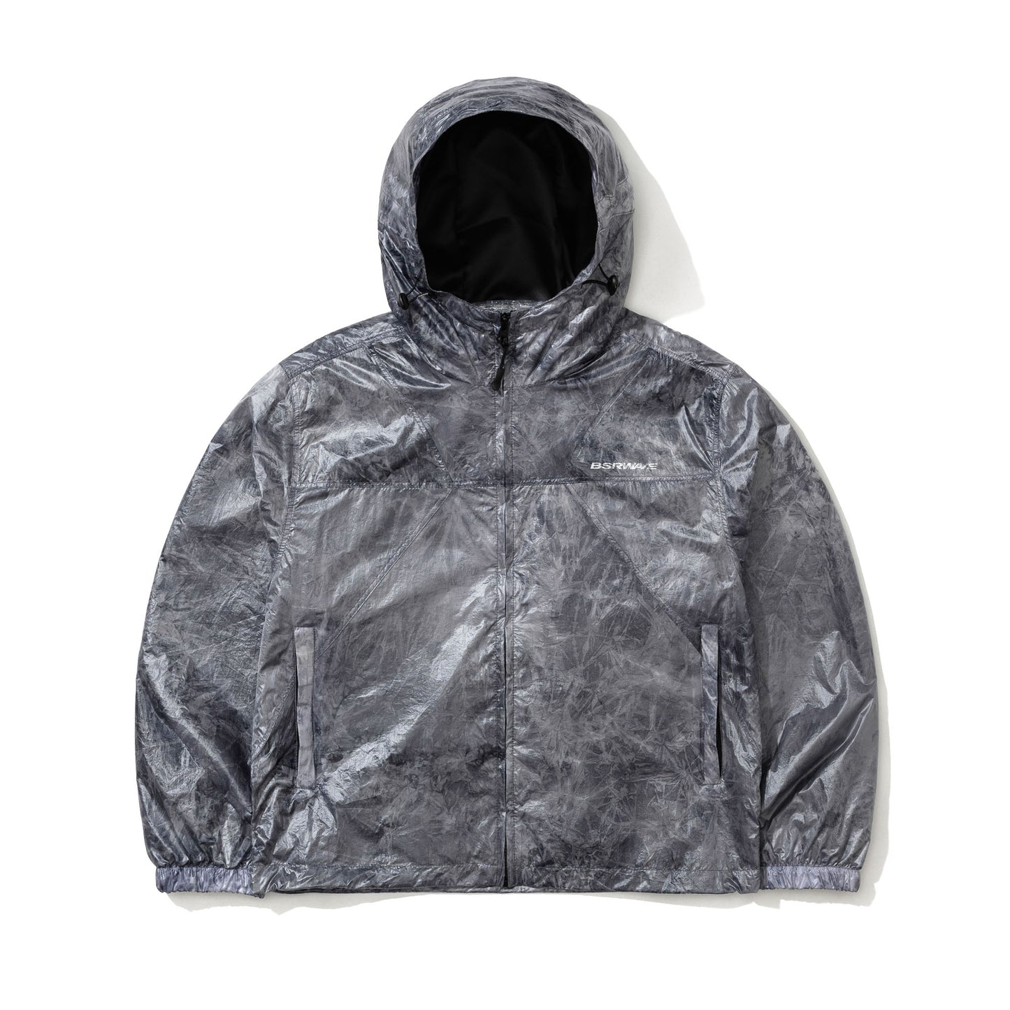 BSR2526FWJK119 BSRWAVE BRUSHED DYE HOODED JACKET GRAY