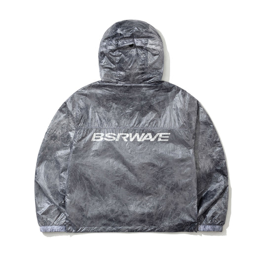 BSR2526FWJK119 BSRWAVE BRUSHED DYE HOODED JACKET GRAY