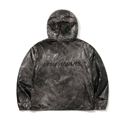BSR2526FWJK121 BSRWAVE BRUSHED DYE HOODED JACKET BLACK