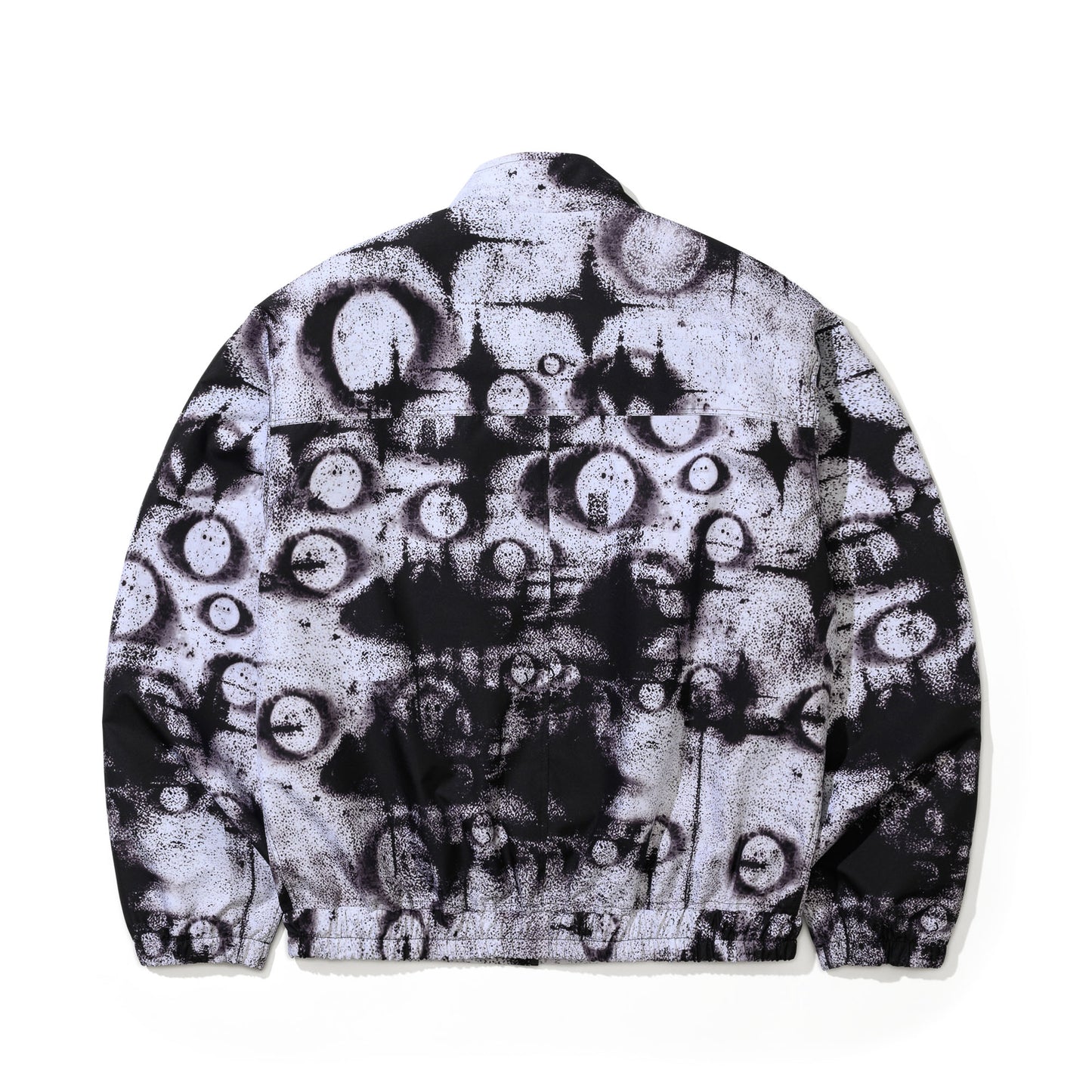 BSR2526FWJK122 JS LUNAR STAR HN TRACK JACKET SPRAYED WHITE