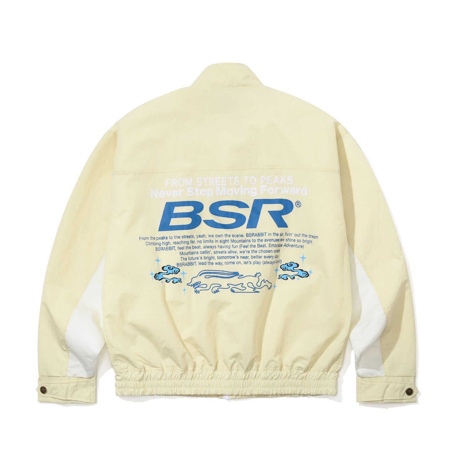 BSR2526FWJK123 CORE TRACK JACKET MILK