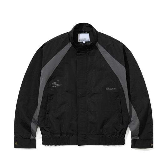 BSR2526FWJK124 CORE TRACK JACKET BLACK