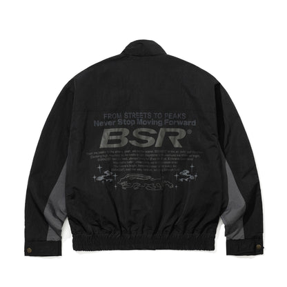 BSR2526FWJK124 CORE TRACK JACKET BLACK
