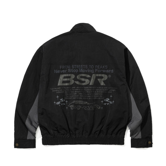 BSR2526FWJK124 CORE TRACK JACKET BLACK