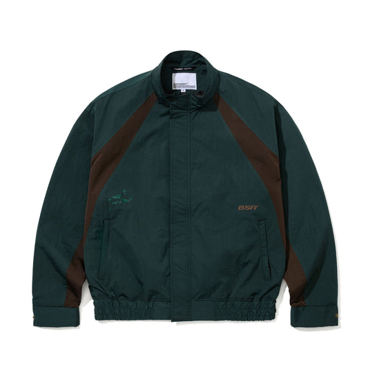 BSR2526FWJK125 CORE TRACK JACKET GREEN