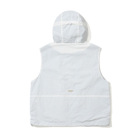 BSR2526FWJK130 ACTIVE TRAIL HOODED VEST IVORY