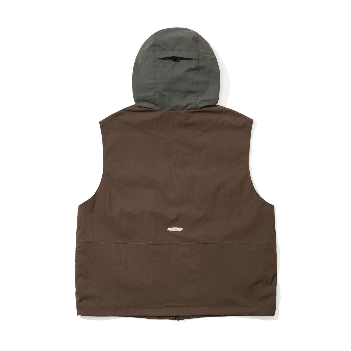 BSR2526FWJK132 ACTIVE TRAIL HOODED VEST DARK BROWN
