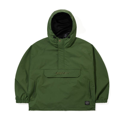 BSR2526FWJK139 OUTLANDER HOODED ANORAK JACKET GREEN