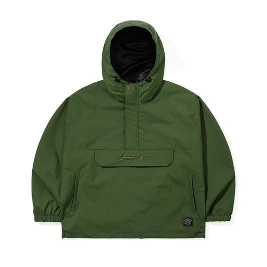 BSR2526FWJK139 OUTLANDER HOODED ANORAK JACKET GREEN