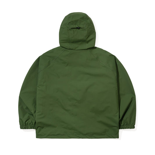 BSR2526FWJK139 OUTLANDER HOODED ANORAK JACKET GREEN