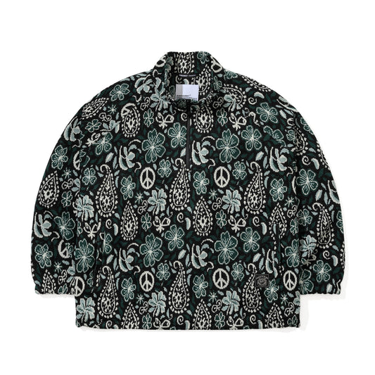 BSR2526FWJK143 PAISLEY PEACE JACQUARD ANORAK JACKET KHAKI