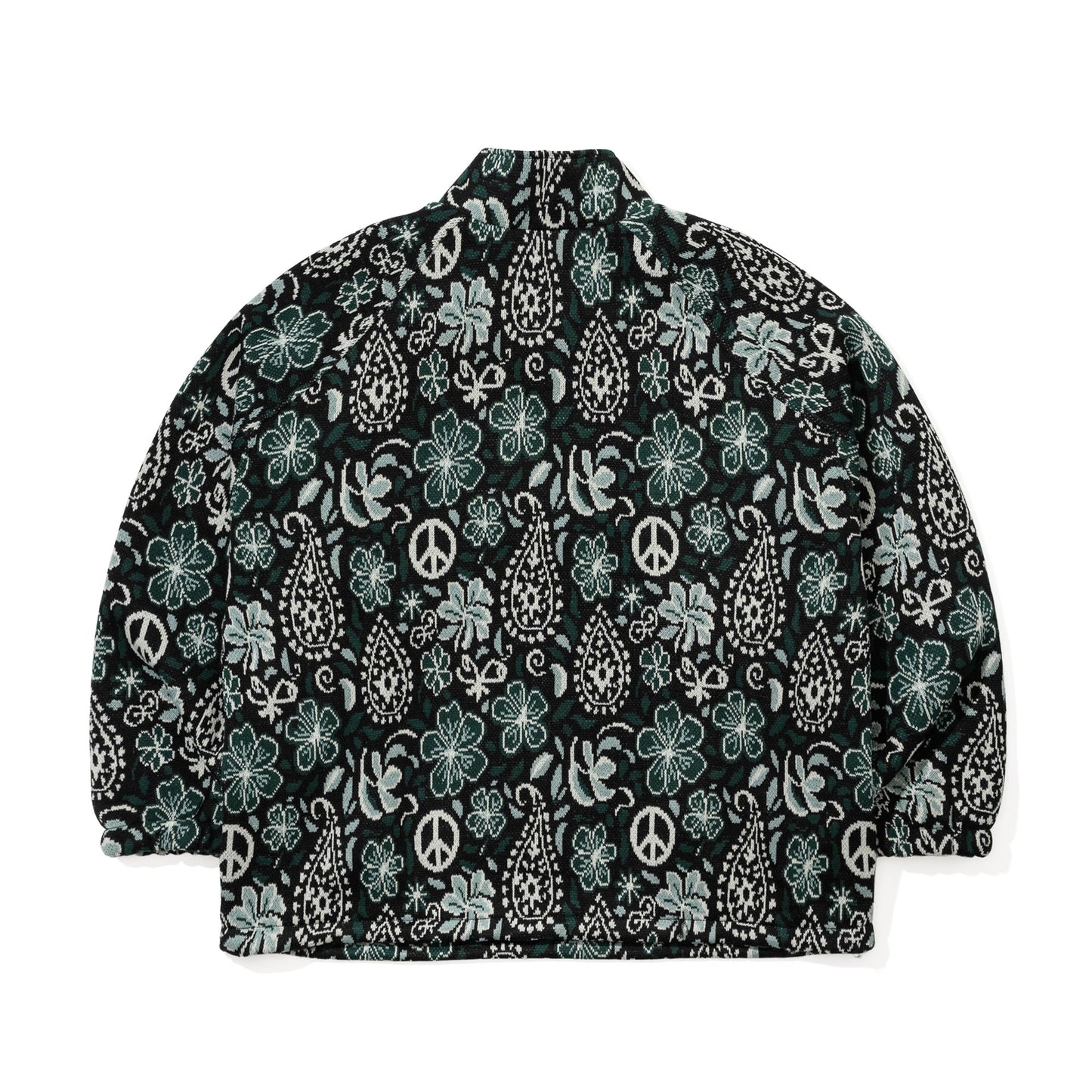 BSR2526FWJK143 PAISLEY PEACE JACQUARD ANORAK JACKET KHAKI