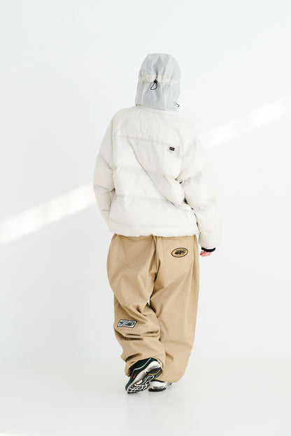 BSRABBIT LIGHT UP HOODED DOWN PADDING JUMPER IVORY BSR2425FWJK013