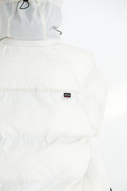 BSRABBIT LIGHT UP HOODED DOWN PADDING JUMPER IVORY BSR2425FWJK013