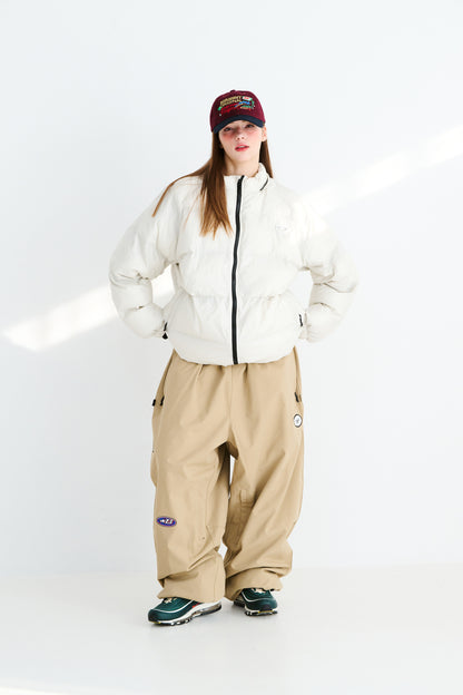 BSRABBIT LIGHT UP HOODED DOWN PADDING JUMPER IVORY BSR2425FWJK013