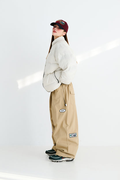 BSRABBIT LIGHT UP HOODED DOWN PADDING JUMPER IVORY BSR2425FWJK013