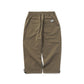 BSRABBIT LOGO COTTON SUPER WIDE VENTILATION PANTS BROWN BSR2425FWPT047