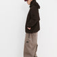 BSRABBIT LOGO COTTON SUPER WIDE VENTILATION PANTS BROWN BSR2425FWPT047