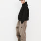 BSRABBIT LOGO COTTON SUPER WIDE VENTILATION PANTS BROWN BSR2425FWPT047