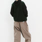 BSRABBIT LOGO COTTON SUPER WIDE VENTILATION PANTS BROWN BSR2425FWPT047