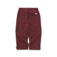 BSRABBIT LOGO COTTON SUPER WIDE VENTILATION PANTS BURGUNDY BSR2425FWPT046