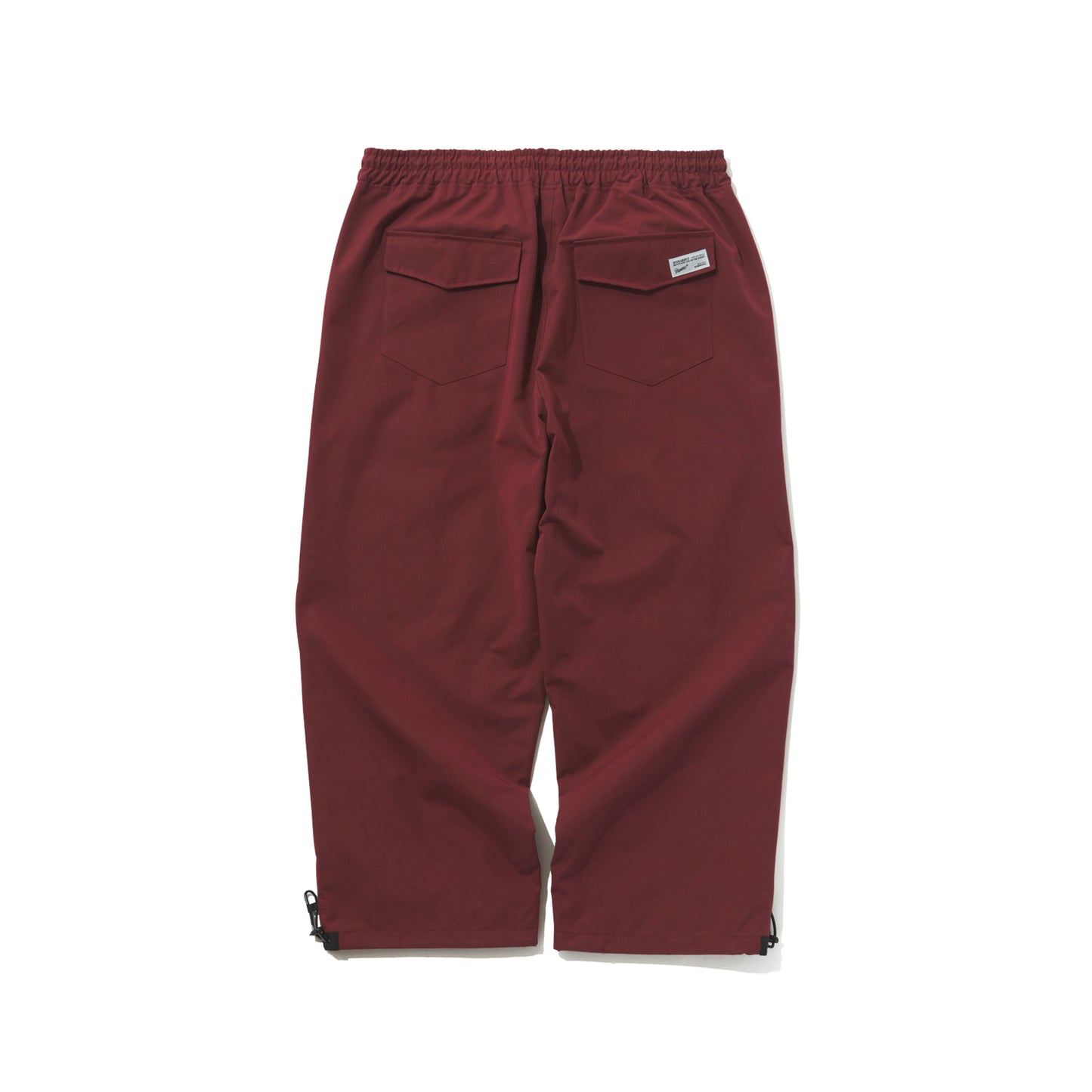 BSRABBIT LOGO COTTON SUPER WIDE VENTILATION PANTS BURGUNDY BSR2425FWPT046