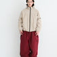 BSRABBIT LOGO COTTON SUPER WIDE VENTILATION PANTS BURGUNDY BSR2425FWPT046