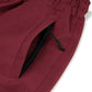 BSRABBIT LOGO COTTON SUPER WIDE VENTILATION PANTS BURGUNDY BSR2425FWPT046