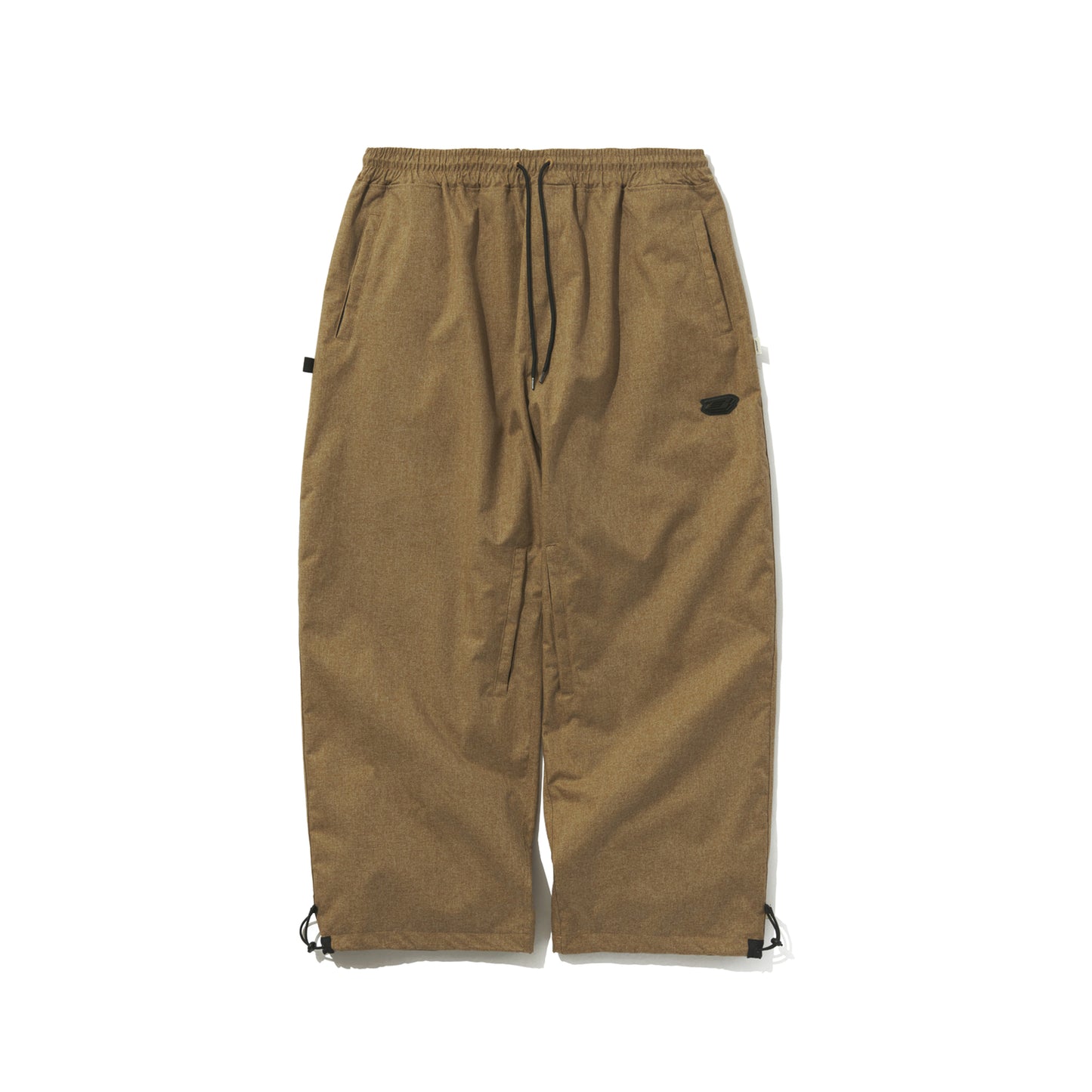 BSRABBIT LOGO HERRINGBONE SUPER WIDE VENTILATION PANTS BROWN BSR2425FWPT045