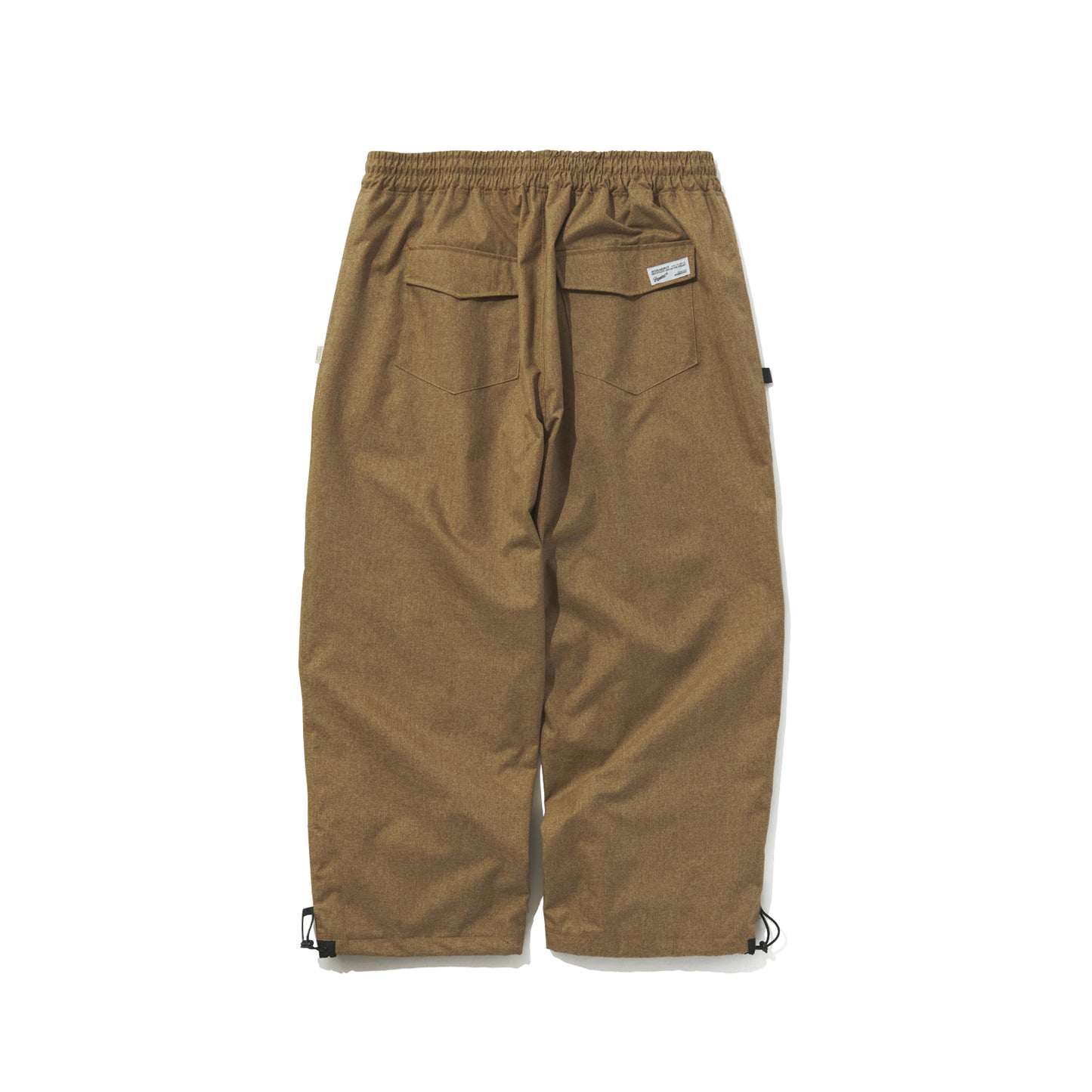 BSRABBIT LOGO HERRINGBONE SUPER WIDE VENTILATION PANTS BROWN BSR2425FWPT045