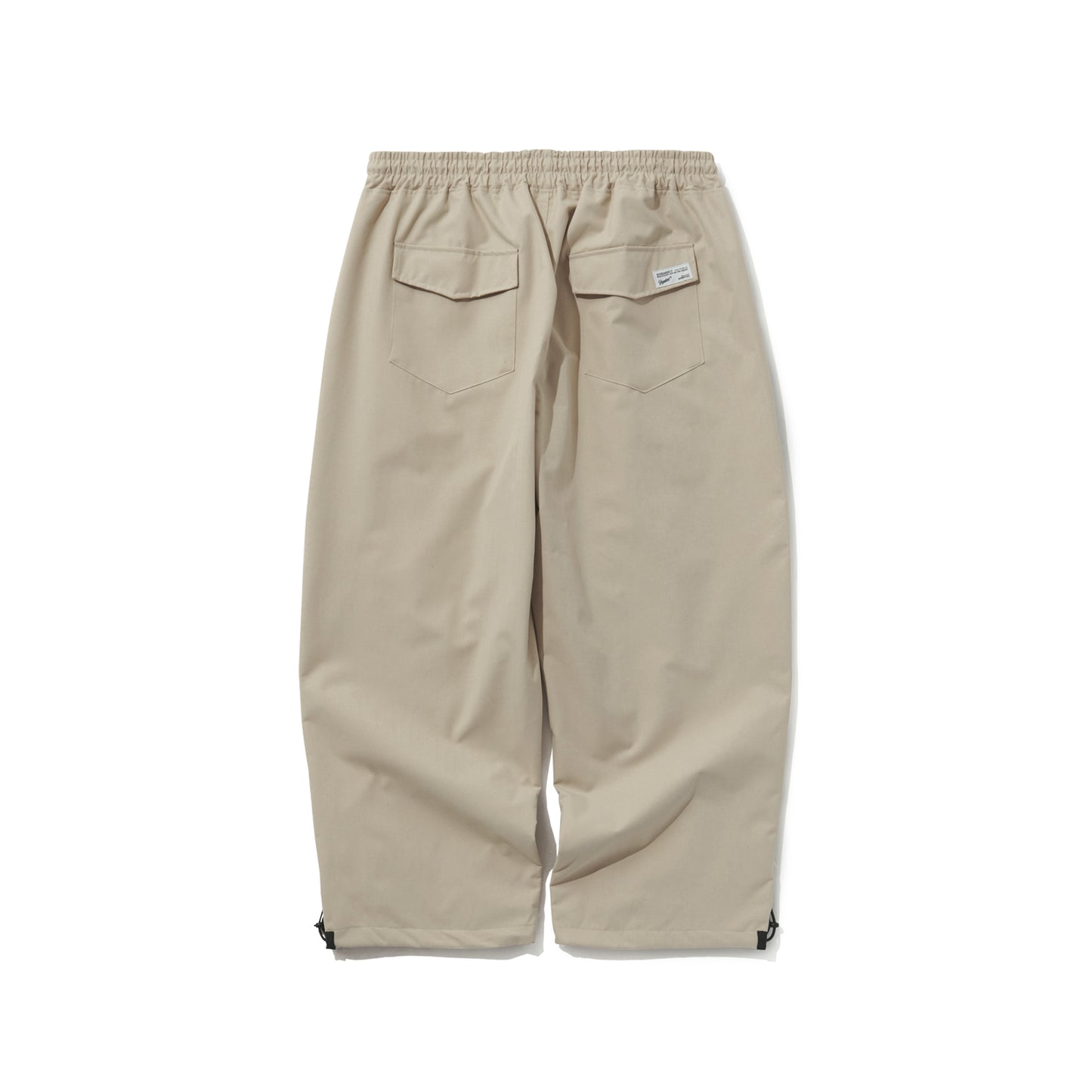 BSRABBIT LOGO SUPER WIDE VENTILATION PANTS BEIGE BSR2425FWPT048