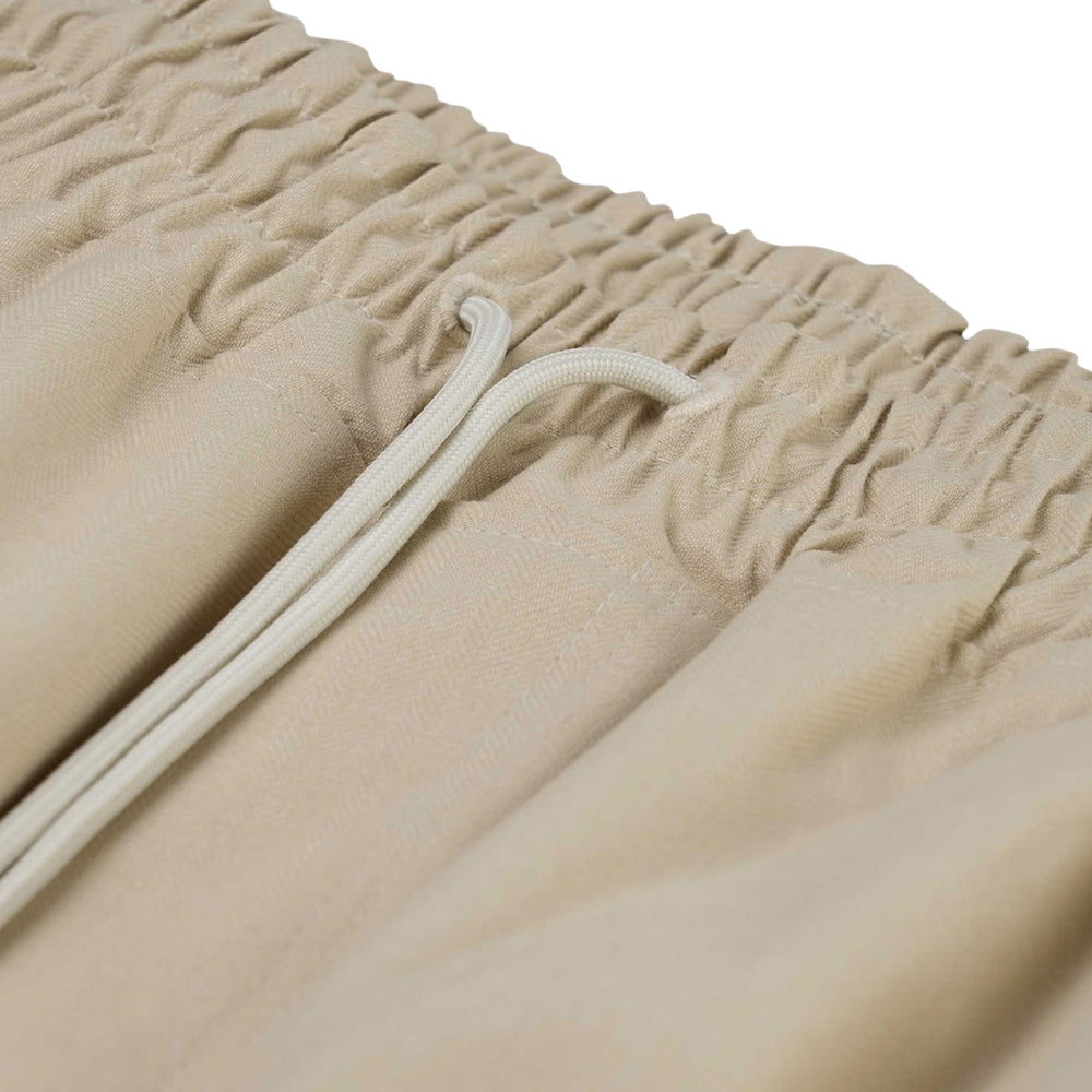 BSRABBIT LOGO SUPER WIDE VENTILATION PANTS BEIGE BSR2425FWPT048