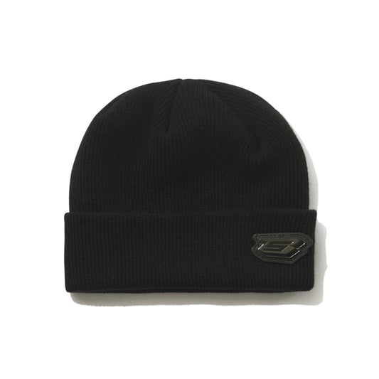 BSRABBIT METAL LOGO BASIC BEANIE BLACK BSR2425FWBN026