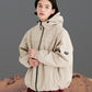 BSRABBIT MILD HOODED JACKET BEIGE BSR2425FWJK051