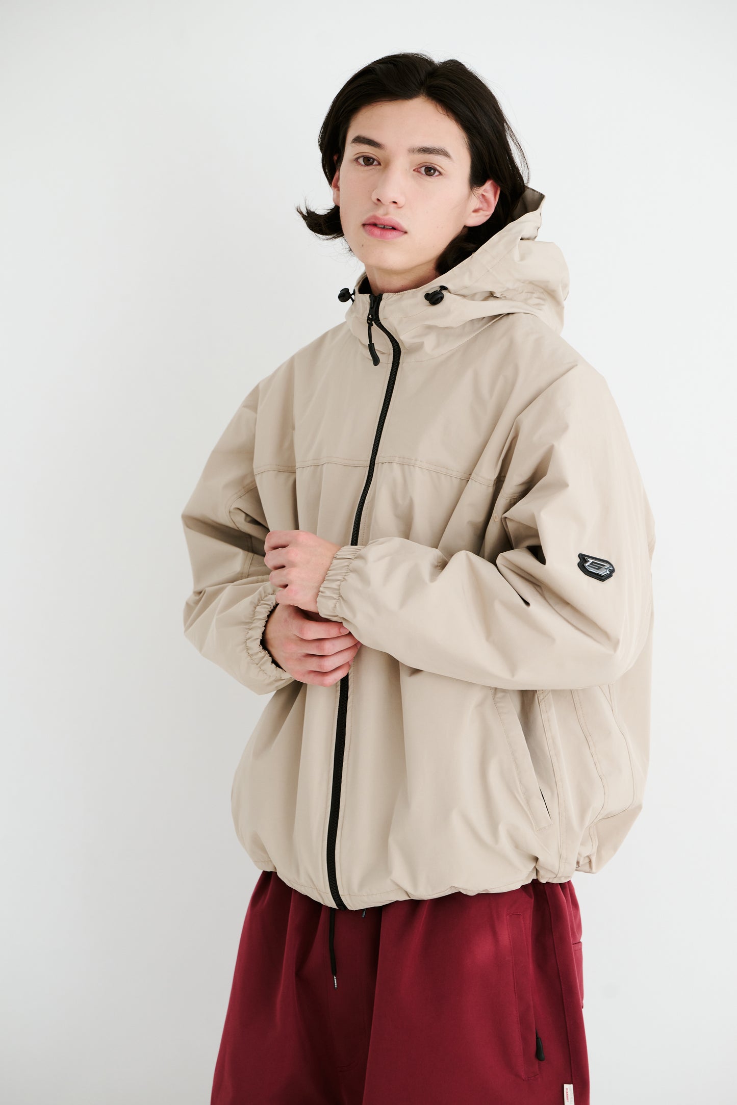 BSRABBIT MILD HOODED JACKET BEIGE BSR2425FWJK051