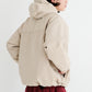 BSRABBIT MILD HOODED JACKET BEIGE BSR2425FWJK051