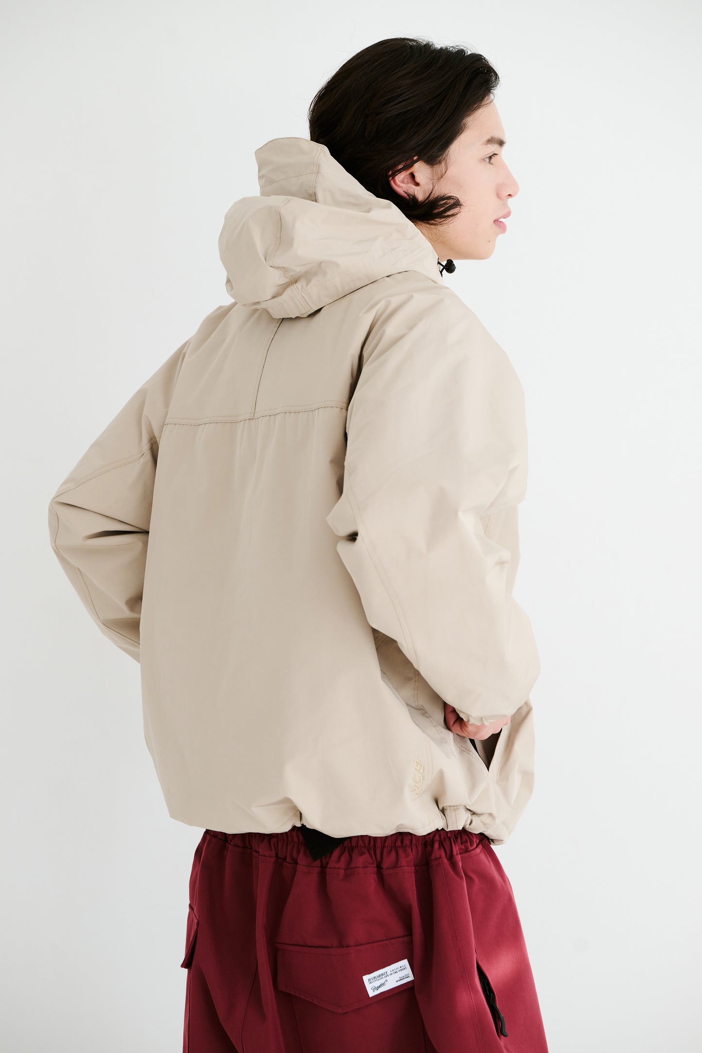 BSRABBIT MILD HOODED JACKET BEIGE BSR2425FWJK051