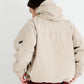 BSRABBIT MILD HOODED JACKET BEIGE BSR2425FWJK051