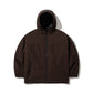 BSRABBIT MILD HOODED JACKET DARK BROWN BSR2425FWJK052