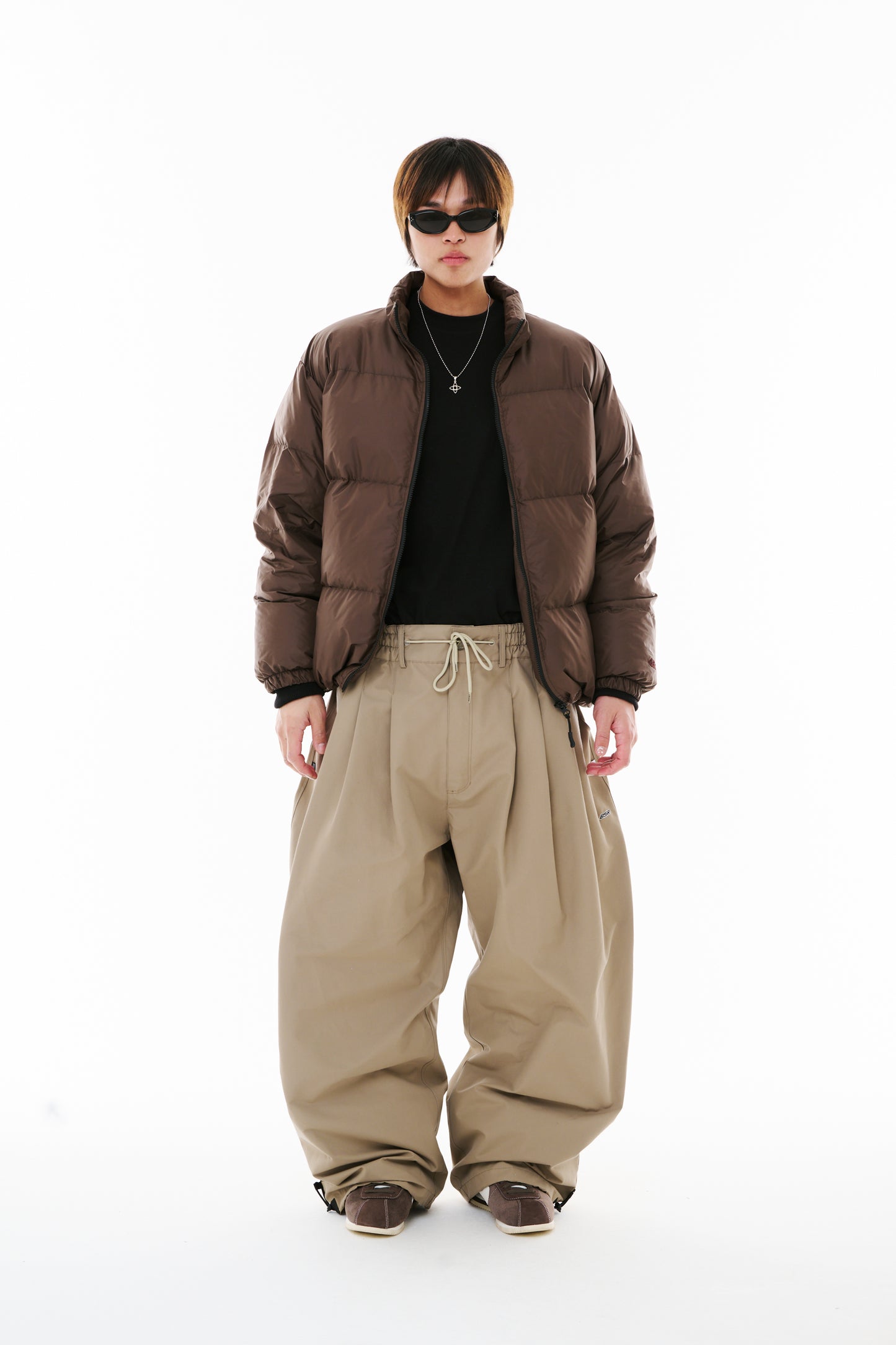 BSRABBIT MILD SUPER WIDE PANTS BEIGE BSR2425FWPT029