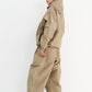 BSRABBIT MILD SUPER WIDE PANTS BEIGE BSR2425FWPT029