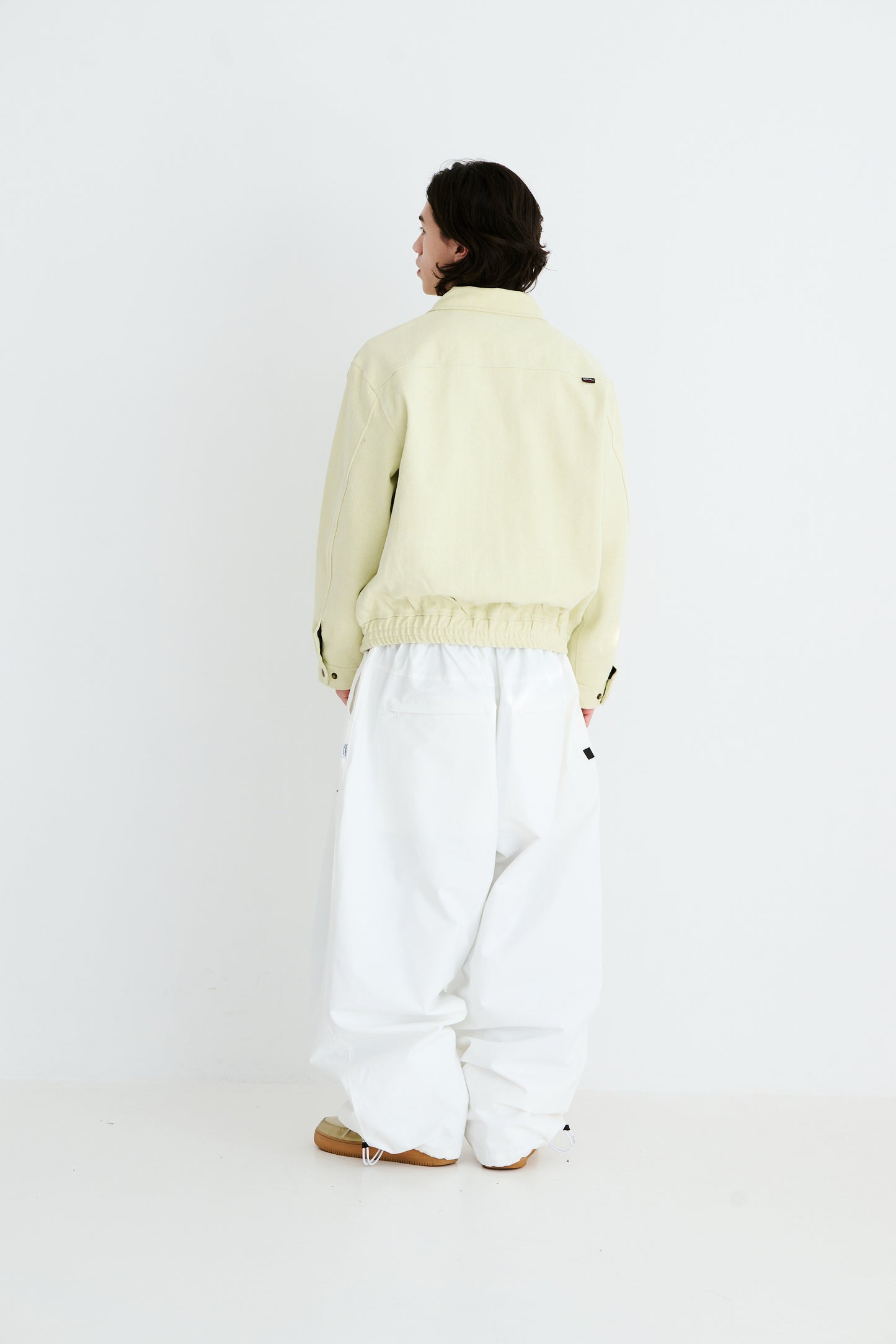 BSRABBIT MILD SUPER WIDE PANTS WHITE BSR2425FWPT028