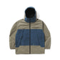 BSRABBIT MMM HF WINDBREAKER HOODED JACKET ASH KHAKI / CORDUROY SKY BSR2425FWJK082